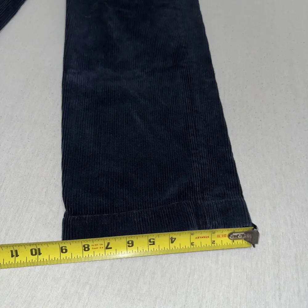 Polo Ralph Lauren Preston Corduroy Pants Men's 38x32 Brown/ Navy (Lot Of 2) EUC